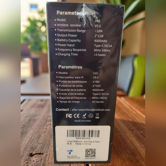 NIB Vanzon Bluetooth Wireless Speaker - Picture 3 of 5